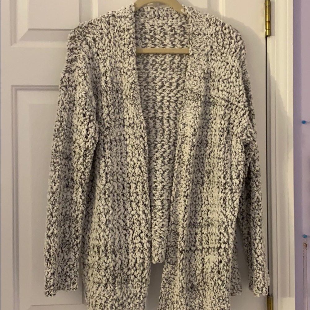 Black & white cardigan